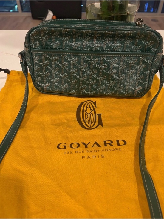 Goyard Handbags - Authentic Goyard Green Crossbody